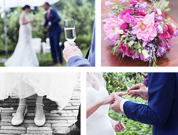 wedding photos collage
