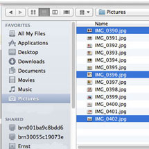 Upload photos