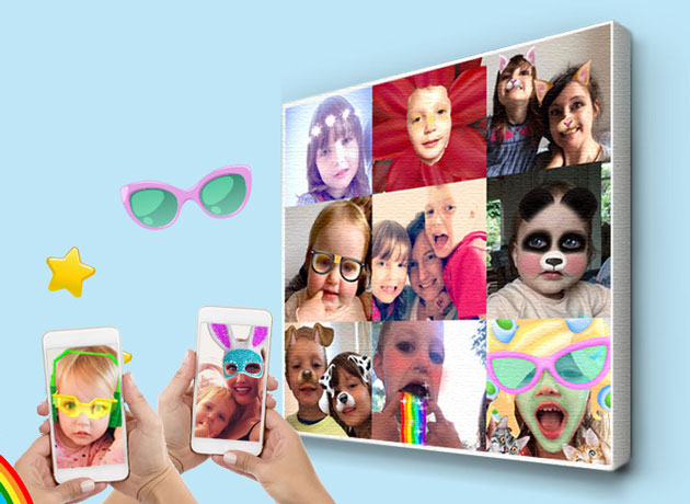 Snapchat photo collage - EasyCollage