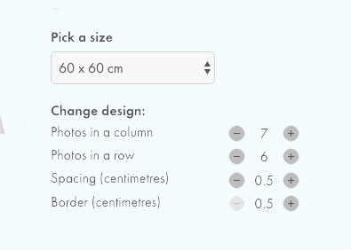 Pick size